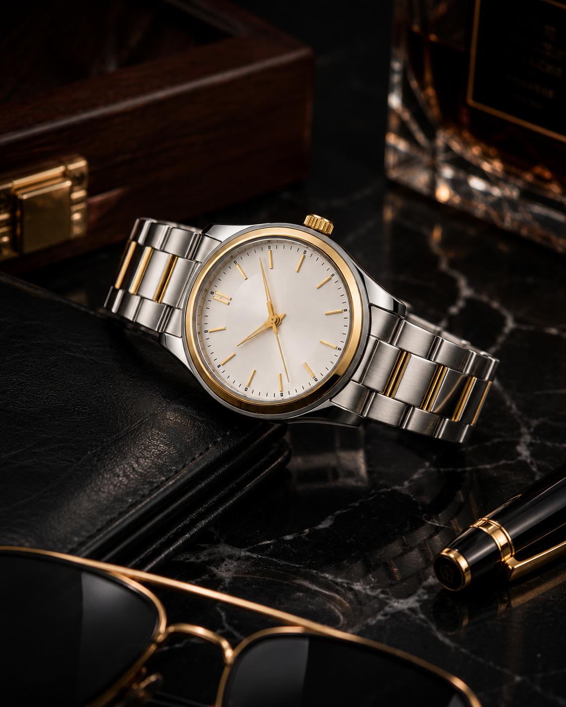 Steel watch