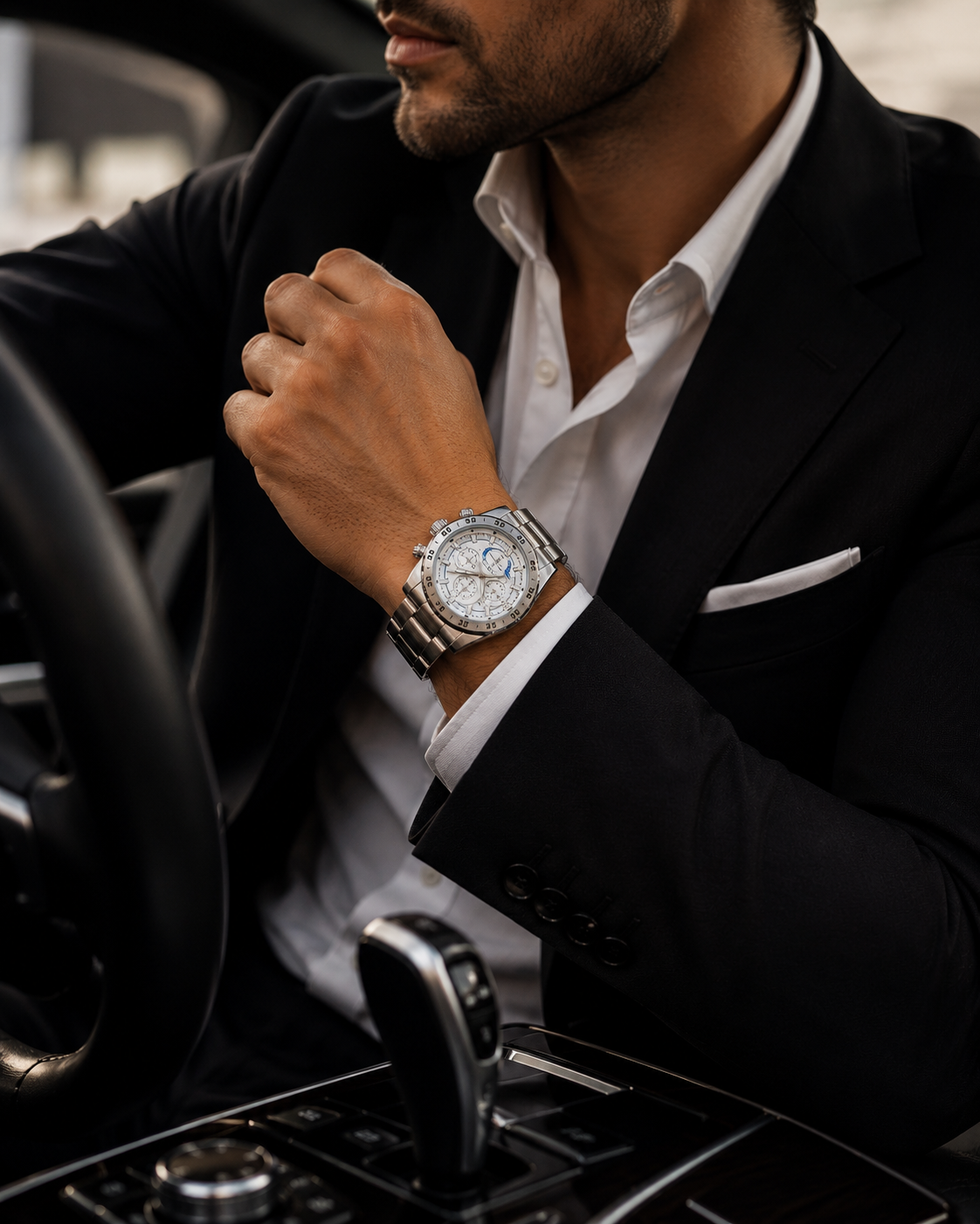 Silver watch