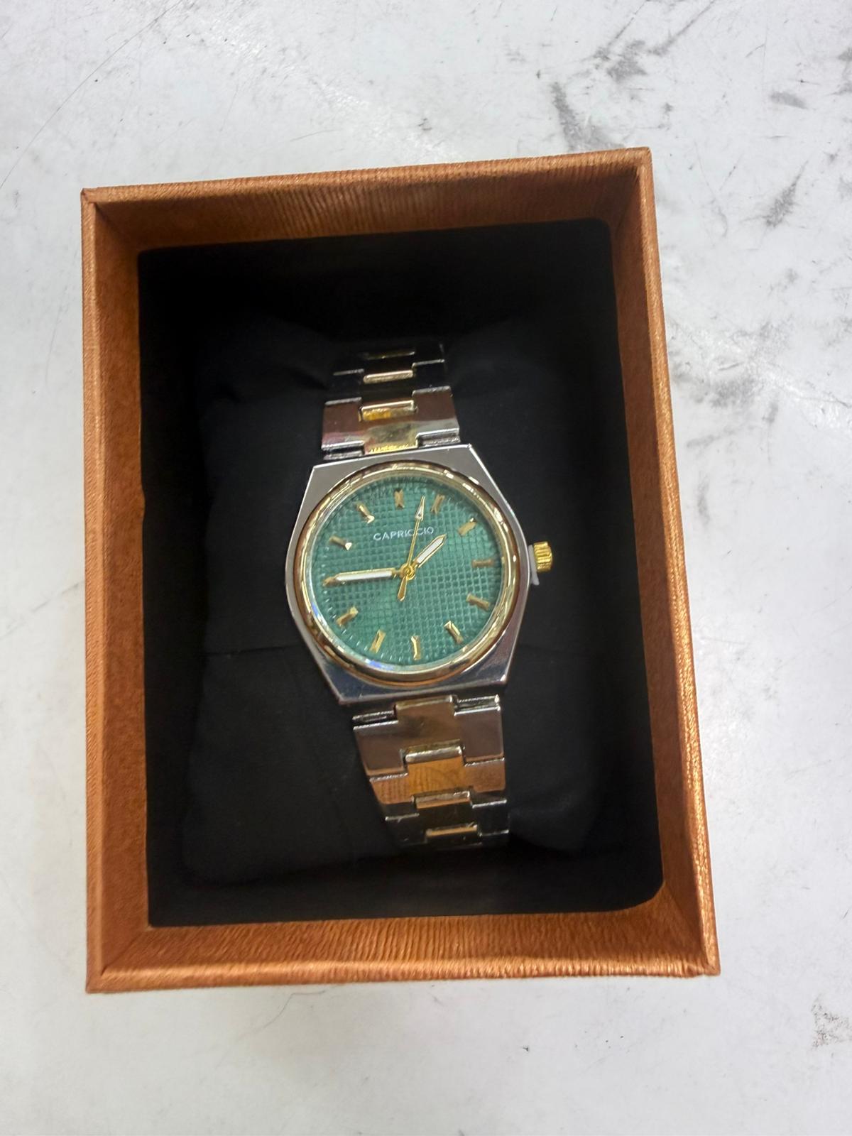 Verdant Sovereign Luxury Two-Tone Watch